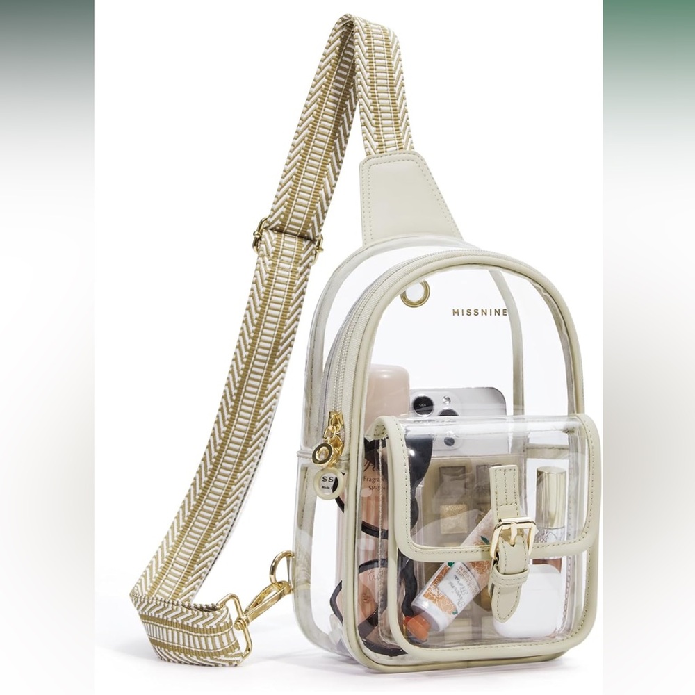 •SOLD• Clear Sling Bag